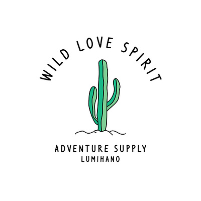 WILD LOVE SPIRIT cactus illustration