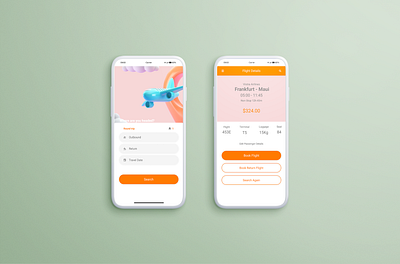 HODO - A seamless booking experience 3d illustration app design blender figma illustration product design travel app ui