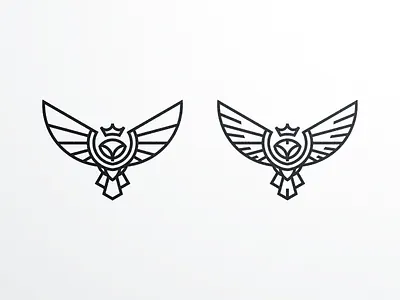 Falcon Vol.3 - Which one? Left or Right? abstract animal bird branding business clothing company eagle falcon fashion geometric icon identity illustration lineart logo logos mark monoline vector