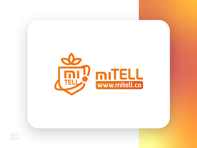 miTELL branding design graphic design icon identity design illustration label logo minimal mobile phone xiaomi