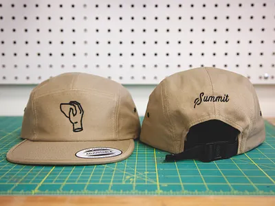 Summit Climbing Hold Icon apparel design climbing design embroidery fort worth gym hand hat hold icon illustrator script summit trust trust printshop type typography