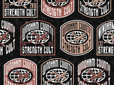Windham Country Strength Cult branding logo logo design