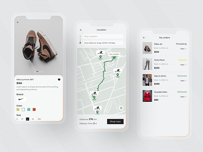 eCommerce Mobile App Design adidas brand branding clean design design discover ecommerce app fashion design mobile mobile app design new balance new design nike shopping app trends typography ui ui design ux ux design