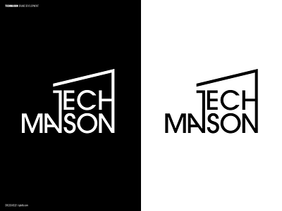 TechMaison Ident brand branding design ident identity illustration logo logotype mark symbol typography