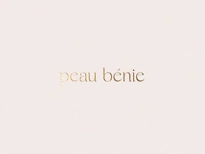 PEAU BÉNIE - beauty beauty branding identity branding logo logo design