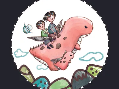 Little Clong childrens illustration design digital painting illustration photoshop art