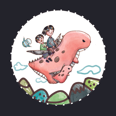 Little Clong childrens illustration design digital painting illustration photoshop art