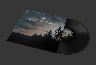 Sebastian Davidson: Atlas of Adventures LP [Armada Deep] graphic design logo design record label vinyl record