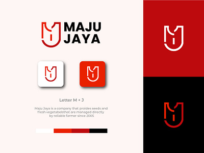 Maju Jaya design logo logodesign logotype minimal