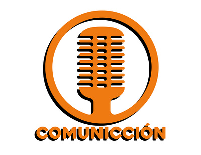 Comunicción logo illustration logo vector