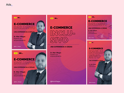 Ads Social Media - Summit ads banners branding design illustrator