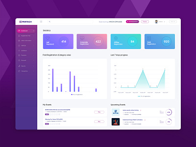 Events Organization Application application celebration events organization uidesign uxdesign visual design