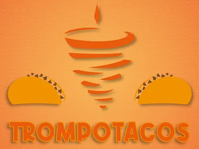Trompo Tacos design illustration logo vector