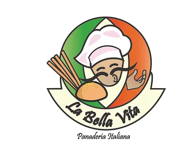 La Bella Vita design illustration logo vector