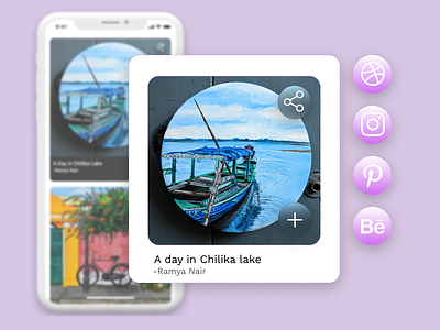 DAILY UI : SOCIAL SHARE dailyui dailyuichallenge design designeveryday dribbble instagram pinterest share button ui