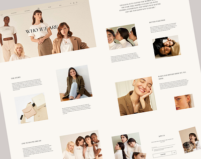 PD PAOLA about company page about page design ecommerce ecommerce design landingpage longread minimal uidesign web design