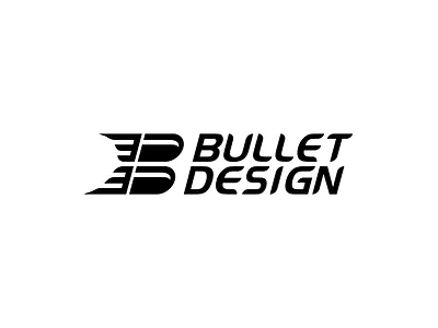 "Bullet Design" logo branding bullet design letter logo