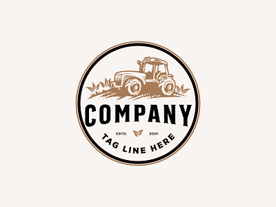 Tractor premade logo agriculture logo logodesign premade premade logo tractor