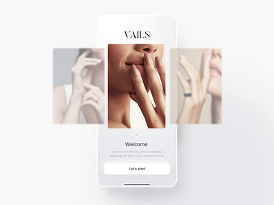 App onboarding fashion mobile app morph nails onboarding slider ui