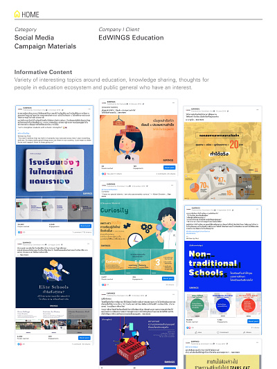 Informative Content Design content creation content design design social media design