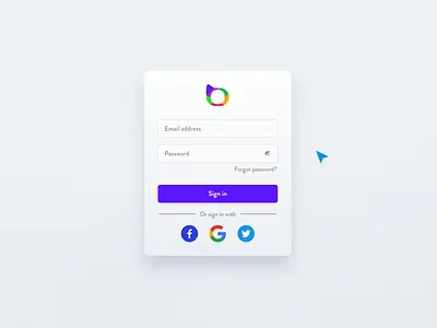 Freebie 20: Sign In Form adobe xd fields form prototype sign in text fields widget