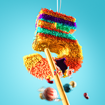 5 is for Cinco de Mayo 36days 36daysoftype 36daysoftype08 3d 3d art c4d cgi cinco de mayo cinema4d font design illustration nft nftart pinata redshift redshift3d render type daily type design typogaphy