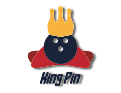 King Pin design logo vector