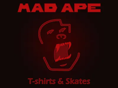 Mad Ape design illustration logo vector