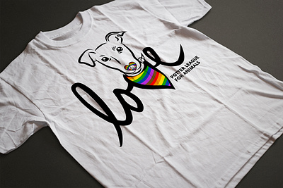 Potter League Pride Collection animal shelter bunny illustration cat illustration dog illustration human rights pride pride month rainbow flag tshirt design tshirts