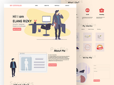 My Sitefolio landing page design figma figmadesign landing design landingpage portfolio portfolio website site design ui ux