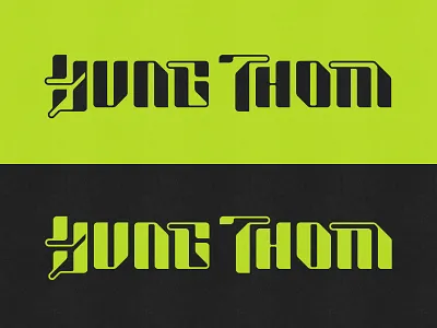 Yung Thom Logotype branding handlettering lettering logo logo design logo designer logotype type type design typeface typefaces typography