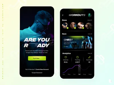 fitout - workout app creabik creabik app creabik design design fitness fitness app gym project workout workout app