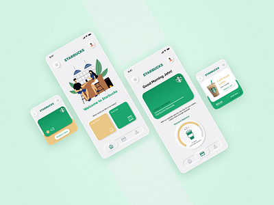 Starbucks App Redesign app colors creative creative agency design icon starbucks typography ui uidesign ux design