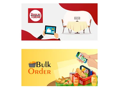 Banner Ad For Website and App app banner banner banner ad banner design carousel ads graphic design illustration photoshop playstore banner website banner design