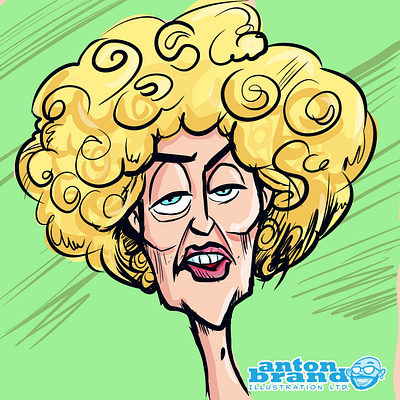 Maggie adobe adobeillustrator cartoon character funny humour illustration illustrator vector