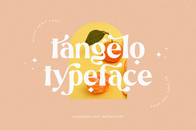 Tangelo - Retro Serif animation branding design graphic design illustration illustrator logo minimal typography vector