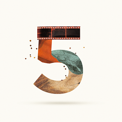 5 36daysoftype 36daysoftype07 5 collage collage art collage digital collage maker collageart collages complementary film graphic graphicdesign letter lettering orange triangle type typography vintage