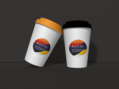 PUFFIN COFFEE logo & package typeface coffee identity logo logotype package packaging puffin