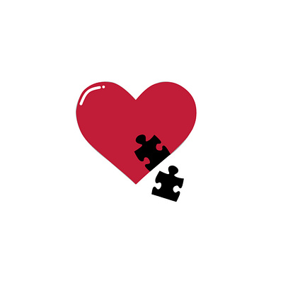 Puzzle heart logodesign logos puzzle puzzle game puzzles vektor