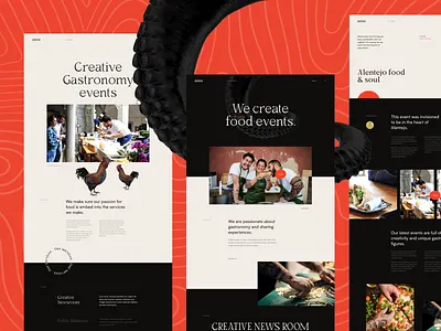 Amuse Bouche design minimalistic portugal typography ui ux web website