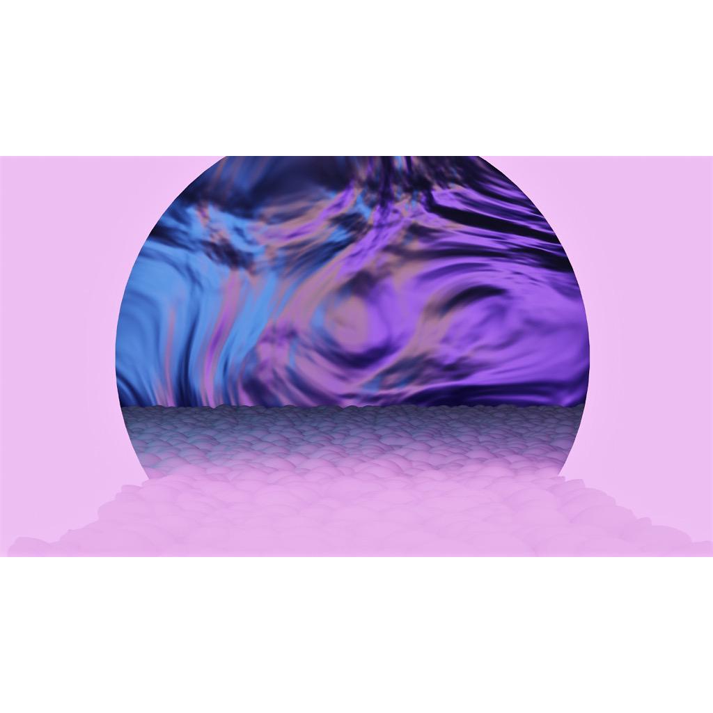 LUSID DREAMS 3d 3d art blender blue design juice wrld modeling song texture tunnel violet