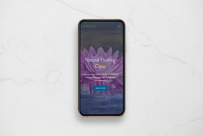 Lumieres Website Mobile View branding design minimal ui ux web website design