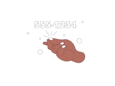 Premium Numbers app branding design illustration vector web