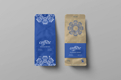 Coffete Coffee Bags branding coffee shop design icon illustration logo minimal packaging typography