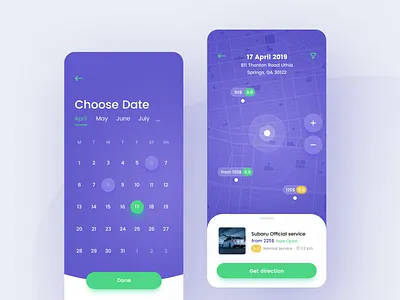 Car Repair Service App app app design application auto car car repair mobile mobile app design repair service ui ux
