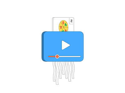 Reward Video app branding design illustration vector web