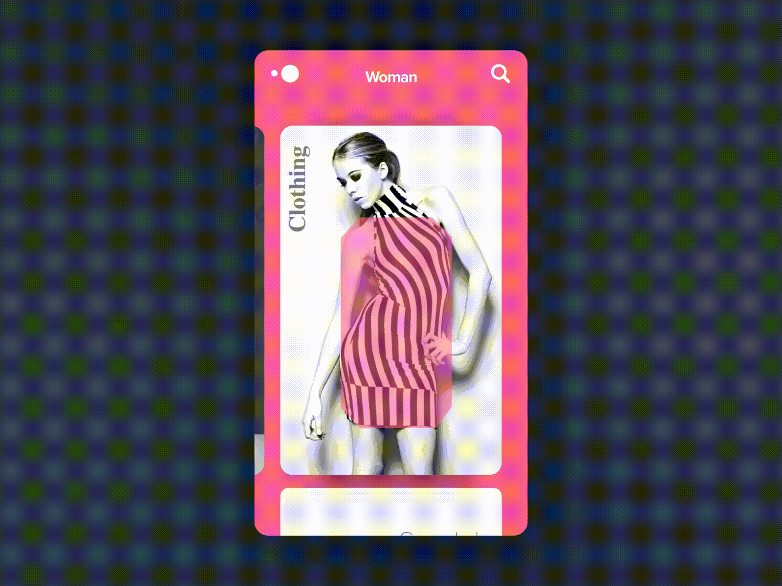 E-commerce concept Part 4 2.5d aftereffects animation cards design e commerce interaction minimalism ui