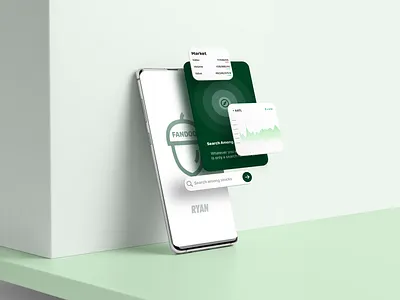 Fandoq Brokerage App | 2021 app design component cryptocurrency dashboad dashboard ui design stocks ui ui design uidesign uiux ux