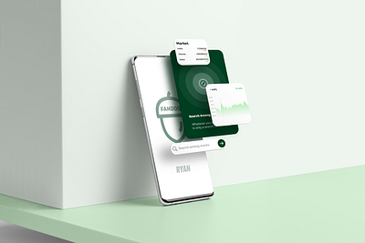 Fandoq Brokerage App | 2021 app design component cryptocurrency dashboad dashboard ui design stocks ui ui design uidesign uiux ux