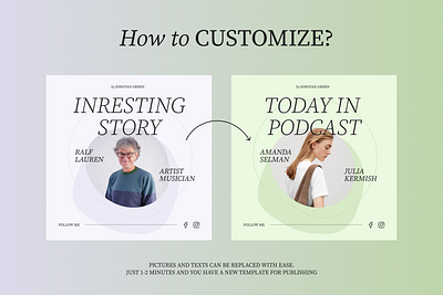 Selesta Social Media Bundle change color customize designs figma instagram instagram banner instagram post instagram stories instagram template social media design social network socialmedia templates